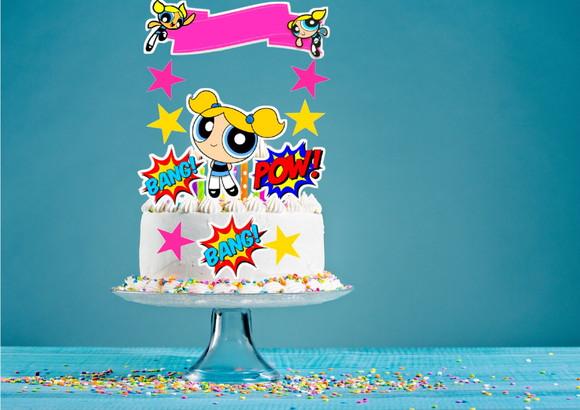 Arquivo Silhouette Topo de Bolo Meninas Superpoderosas