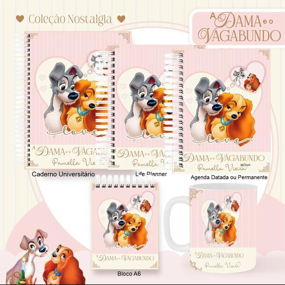 Combo de Capas Volta Ás Aulas a Dama e o Vagabundo Png / pdf