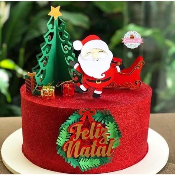 Arquivo Digital Topo de Bolo Natal Studio