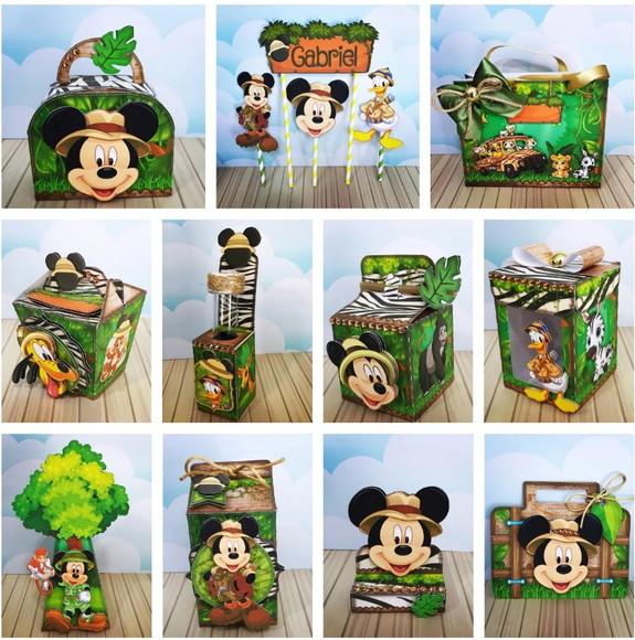 Arquivo Digital Silhouette e pdf Mickey Safari