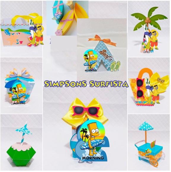 Arquivo Digital Silhouette os Simpsons Surfistas
