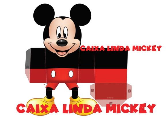 Arquivo Digital Silhouette Caixa Linda Mickey