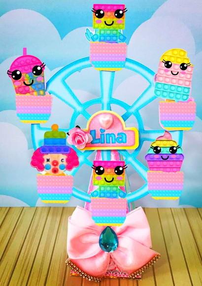 ARQUIVO MÁQUINA SILHOUETTE RODA GIGANTE POP IT FINGER TOYS