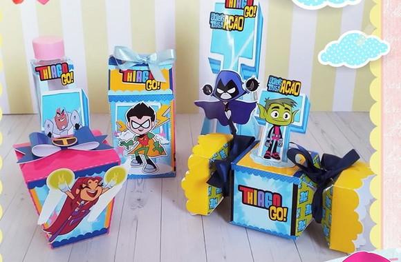 Arquivo Digital Silhouette Jovens Titãns Luxo