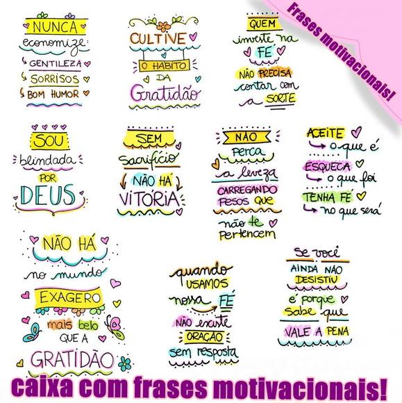 Arquivo Digital Silhouette Caixa Dizeres Motivacionais