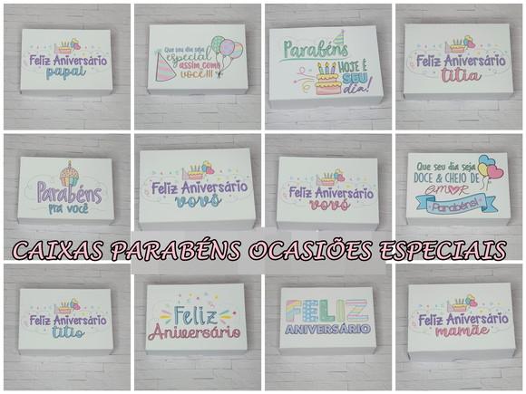 ARQUIVO SILHOUETTE CAIXAS PARABÉNS OCASIÕES ESPECIAIS