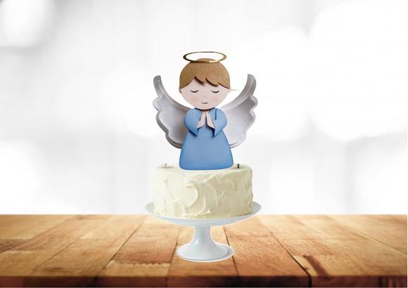 Arquivo Digital Silhouette Anjinho 3d em Camadas Luxo