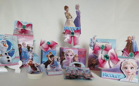 Arquivo Caixa Silhouette Frozen Luxo