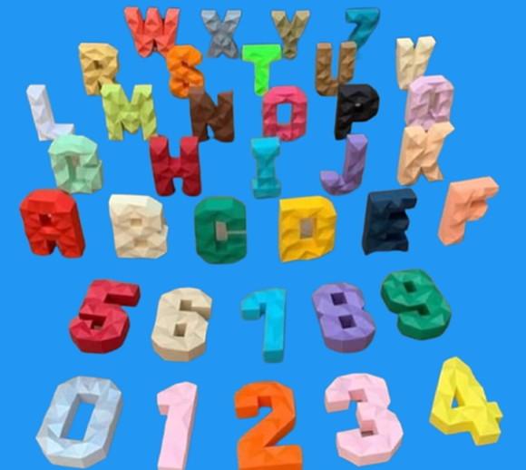 Combo de Arquivo Letras Silhouette Luxo