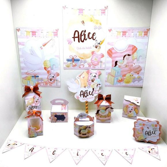 Arquivo Silhouette Chá de Bebe Festa em Casa