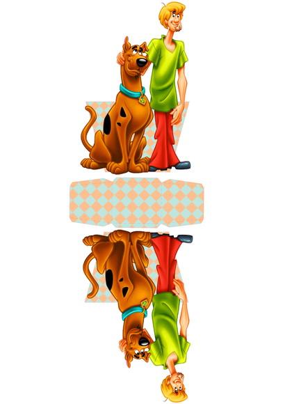 ARQUIVO CAIXA SILHOUETTE SCOOBY DOOH E SALSICHA