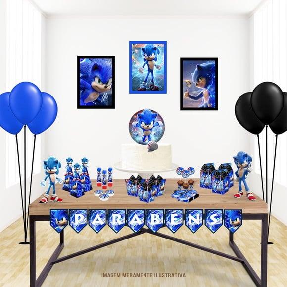 Arquivo Corte Digital Silhouette Festa Sonic