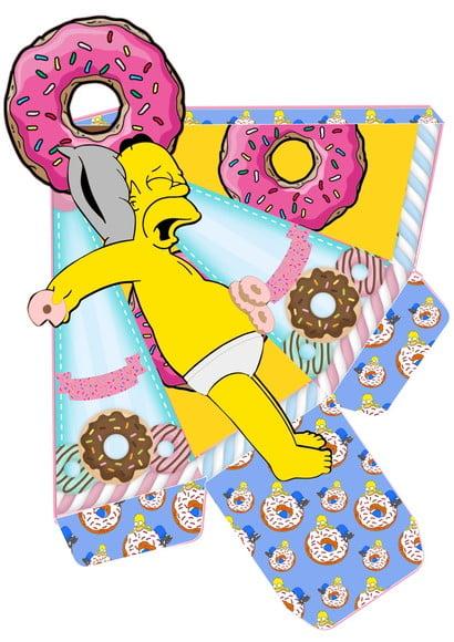 Arquivo Caixa Silhouette os Simpsons Festa em Casa