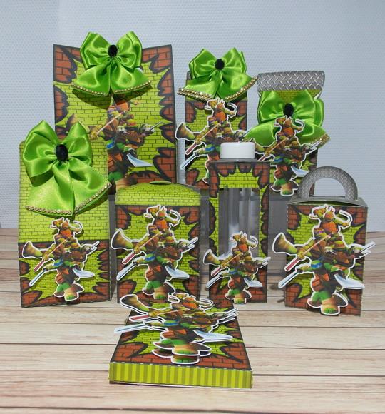 Arquivo de Corte Digital Silhouette Tartarugas Ninjas Luxo