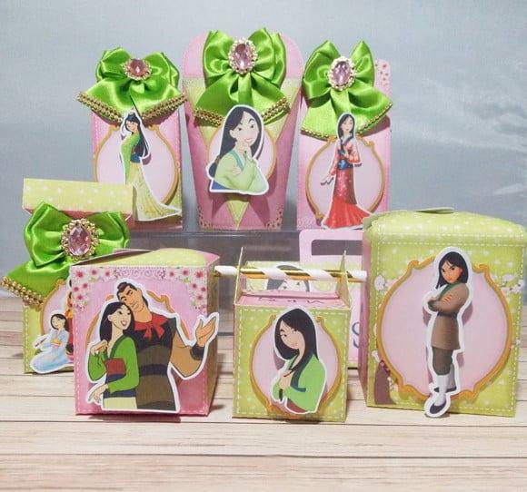 Arquivo Caixas Silhouette Mulan