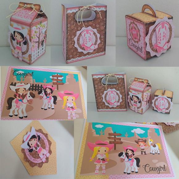 Arquivo Caixa Silhouette Cowgirl Luxo