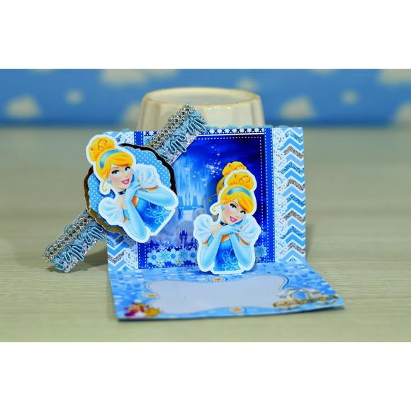 Arquivo de Corte Digital Convite Cinderella Luxo