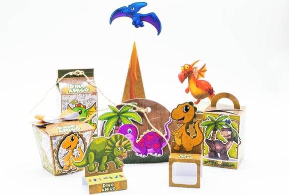 Arquivo de Corte Digital Silhouette Festa Baby Dinossauros