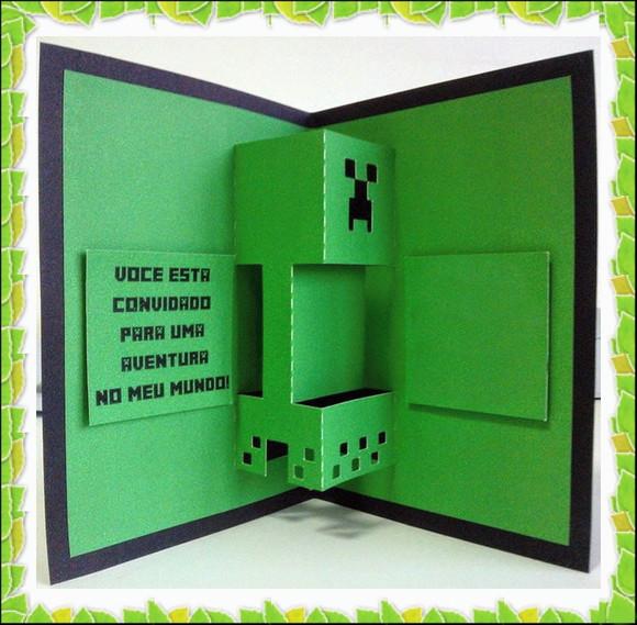 Kit Digital Silhouette Convite Creeper M.c.