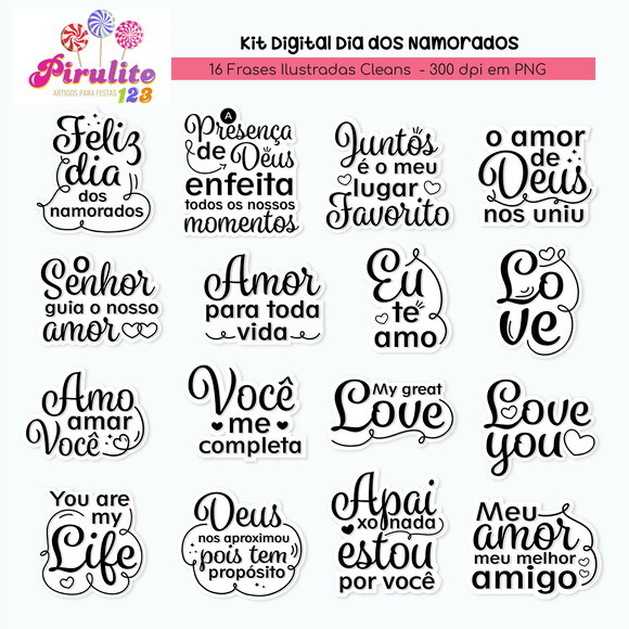 Arquivo Digital Frases para Dia dos Namorados Luxo