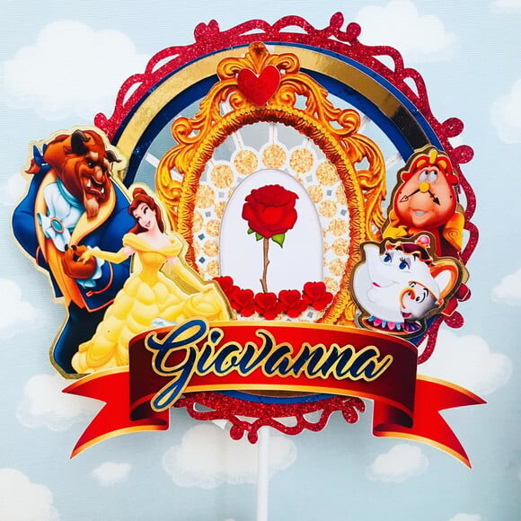 ARQUIVO DIGITAL SILHOUETTE A BELLA E A FERA LUXO