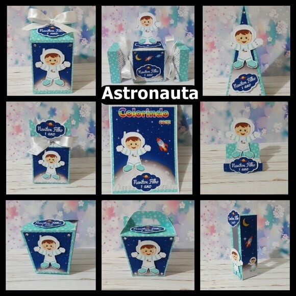 ARQUIVO DIGITAL SILHOUETTE ASTRONAUTA LUXO