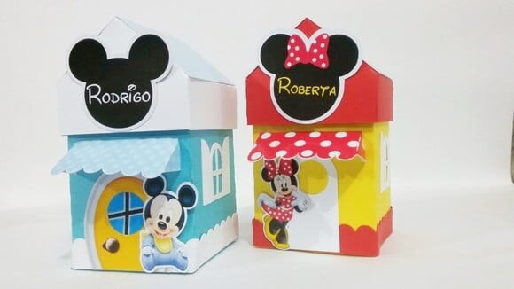 ARQUIVO DIGITAL SILHOUETTE CASINHAS MINNIE E MICKEY LUXO