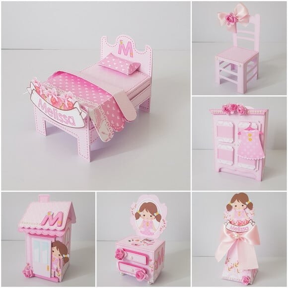 ARQUIVO DIGITAL SILHOUETTE CASINHA DE BONECA LUXO