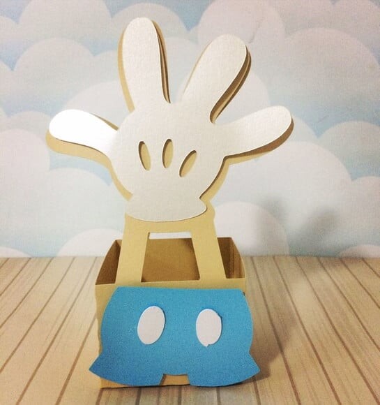 ARQUIVO DIGITAL SILHOUETTE MICKEY BABY LUXO