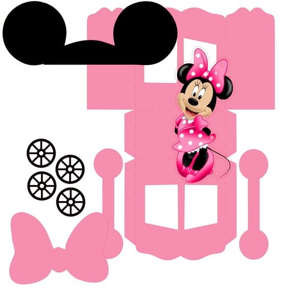 Arquivo Digital Silhouette Minnie Rosacarrinho de Pipoca