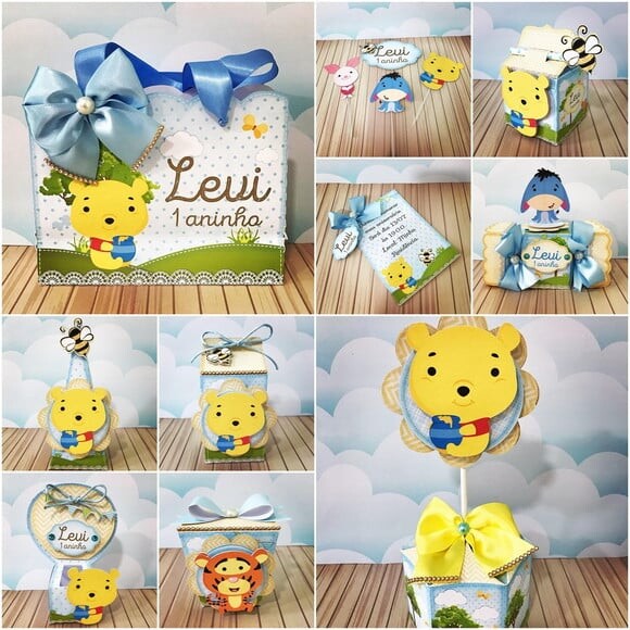 ARQUIVO DIGITAL SILHOUETTE POOH LUXO