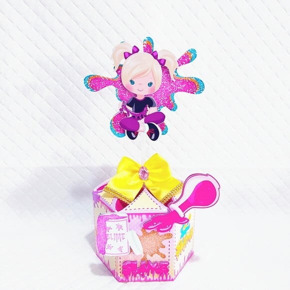 ARQUIVO DIGITAL SILHOUETTE SLIME MENINA LUXO