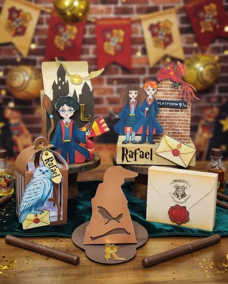 Harry Potter Arquivo de Corte Studio e pdf