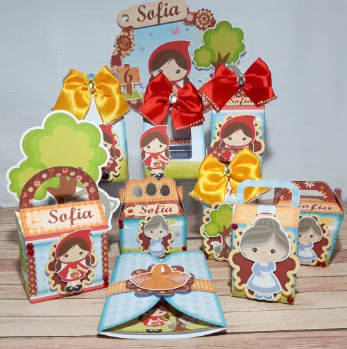 ARQUIVO DE CORTE DIGITAL CHAPEUZINHO VERMELHO STUDIO E PDF