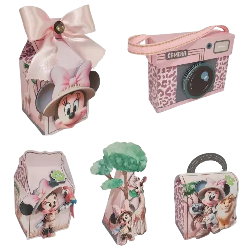 ARQUIVO DE CORTE DIGITAL MINNIE SAFARI LUXO STUDIO E PDF