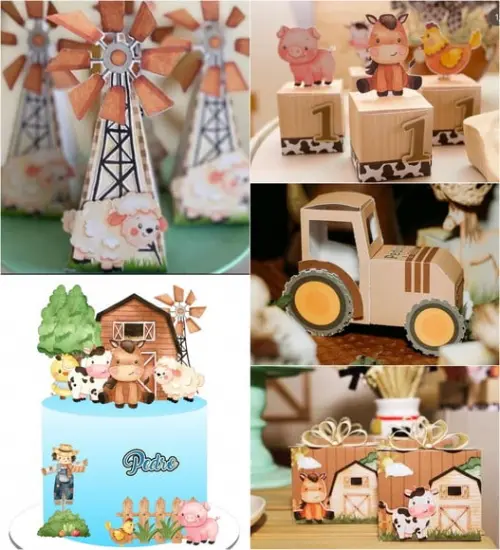 Arquivo Digital Fazendinha Menina Luxo