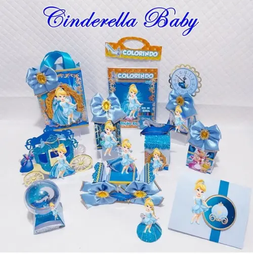 Arquivo de Corte Digital Silhouette Cinderela Baby