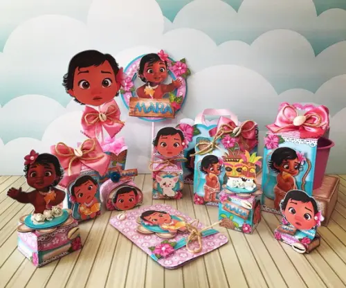 Arquivo Moana Baby pdf Corte Manual