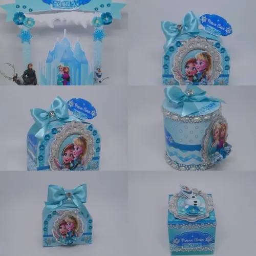 Arquivo Corte Digital Silhouette Festa Frozen Luxo