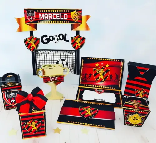 Arquivo Caixa Silhouette Futebol Sport Superluxo