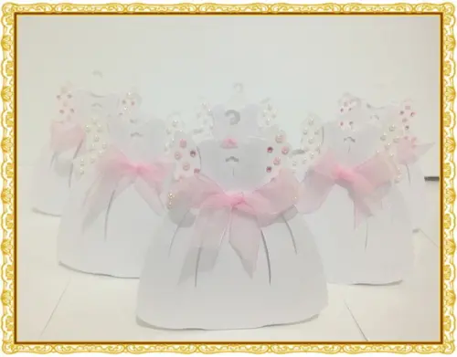 Arquivo Corte Digital Caixas Vestidos Batizado