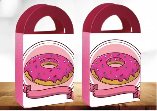 Arquivo Digital Silhouette Sacolinha Donuts 2
