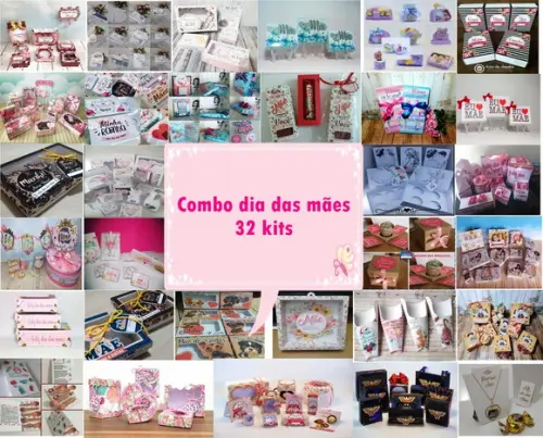 COMBO 32 ARQUIVOS SILHOUETTE DIA DAS MÃES LUXO
