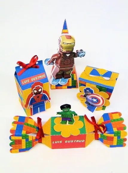 Arquivo de Corte Digital Silhouette Super Herois Lego