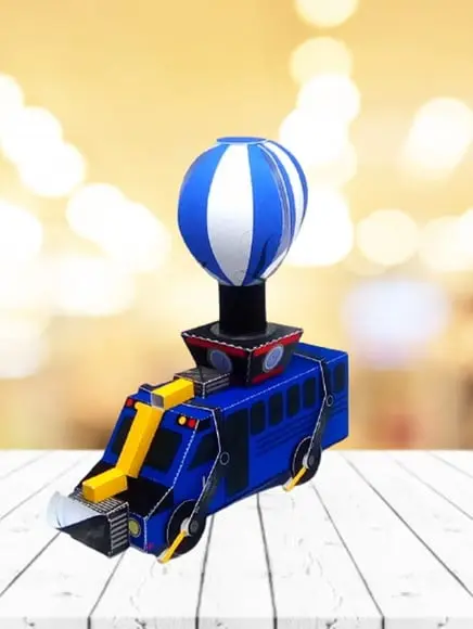 Arquivo Caixa Silhouette Onibus de Batalha Fortnite