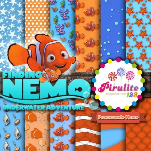 Papeis Digitais Procurando Nemo Luxo