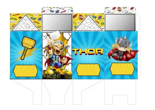 Arquivo Digital Silhouette Thor Cute 2 com Martelo
