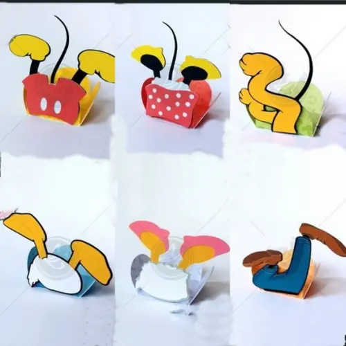 arquivo digital silhouette forminhas turma do mickey