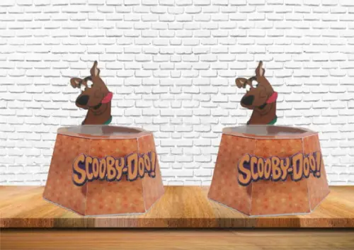ARQUIVO CAIXA SILHOUETTE tigela de ração SCOOBY DOOH LUXO