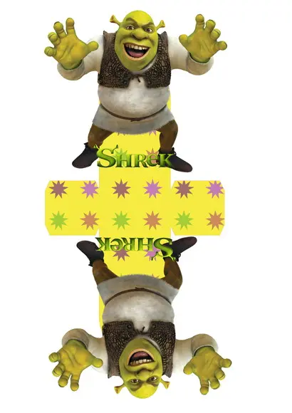 Arquivo Caixa Silhouette Sherek Luxo